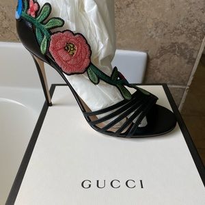 Gucci Brand New 💯 Auth Malaga Kid Nero Heels